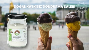 Doğal Katkısız Dondurma Salebi