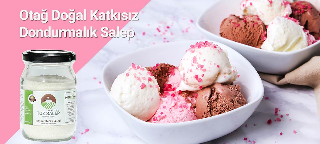 Meşhur Bucak Salebi Saf Katkısız Dondumalık Salep