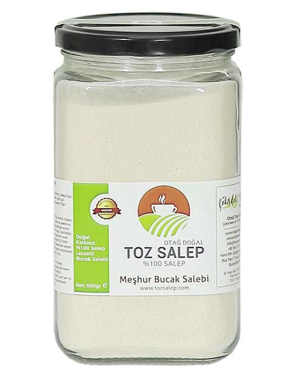 Doğal Toz Salep 500 Gr Meşhur Bucak Salebi