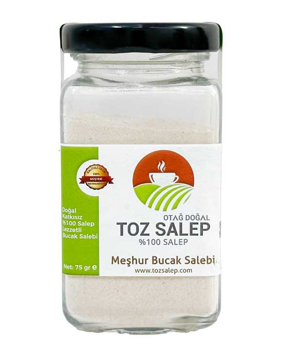 Doğal Toz Salep 75 Gr Meşhur Bucak Salebi