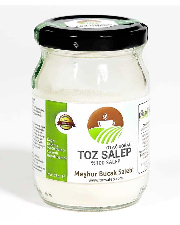 Doğal Toz Salep 75 Gr Meşhur Bucak Salebi