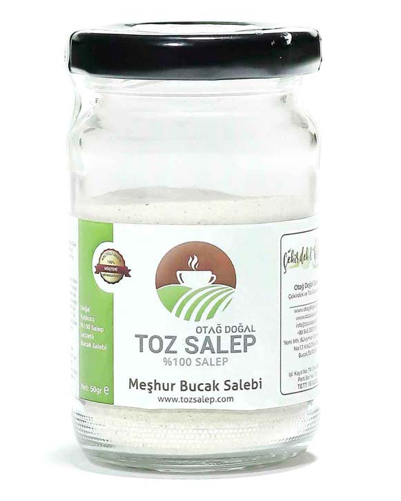 Doğal Toz Salep 50 Gr Meşhur Bucak Salebi Katkısız Saf Sahlep