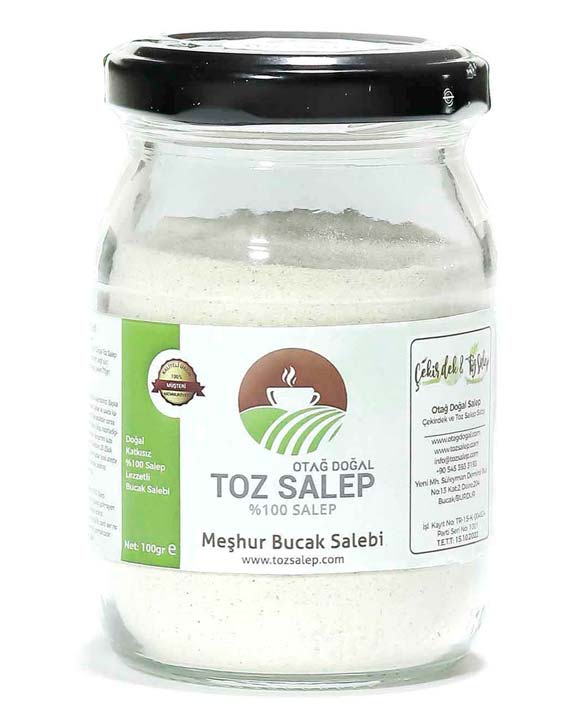 Doğal Toz Salep 100 Gr, Saf salep 100 gr Meşhur Bucak Salebi